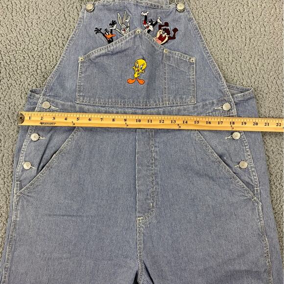 Vintage 1998 Warner Bros Looney Toons Unisex Bib Pocket Overalls  -   Size:  XL - Picture 10 of 16